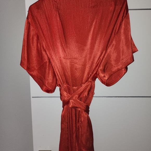 New without tag BEBE High Low Kimono Sleeve Drape Dress - Small - Picture 5 of 11